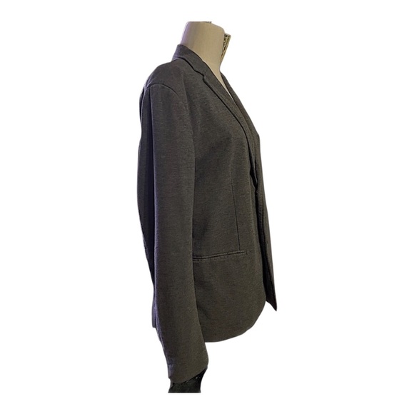 H&M Grey Blazer Suit Jacket Size 44R Slim Fit - Picture 3 of 4